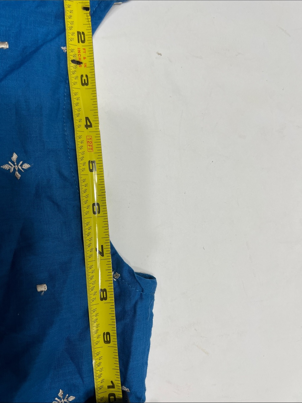 Ethnic Indian Wear Blue Embroidered Kurta Dress - Picture 6 of 12